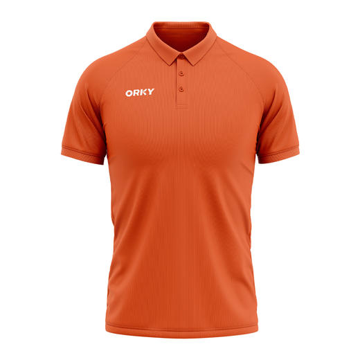 ORKY沃恺足球服男POLO衫定制透气T恤印LOGO刺绣翻领短袖文化衫 商品图5