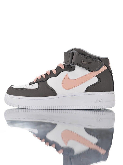 耐克Nike Air Force 1 Mid '07 LV8 硬质 耐克空军一号中帮经典百搭休闲运动板鞋 耐白灰紫白深灰浅粉 商品图2
