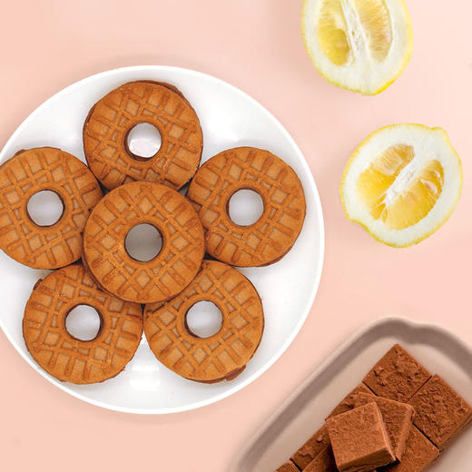 真巧 酱芯曲奇饼干 1000G独立散装早餐糕点夹心饼干零食500G可选 商品图5