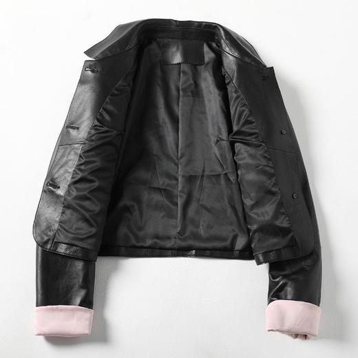 HH HY2300A绵羊皮夹克 休闲短款外套 商品图3