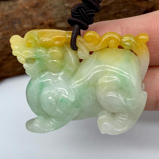 派瑞翡翠 翡翠貔貅 糯种 翡色 商品图2