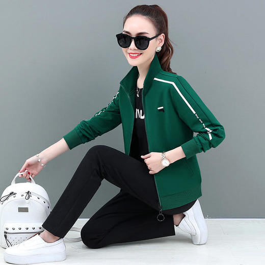 SP-859823春夏新款时尚气质百搭运动套装三件套 商品图4