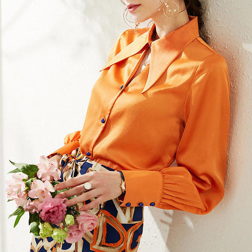 WLZD-2001103春夏法式印花开叉半裙两件套 商品图1