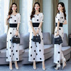 HRFS-WX53189新款波点V领两件套 商品缩略图2