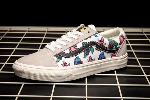 VANS VAULT OG SK8-Hi LX (SPONGEBOB)海绵宝宝派大星联名款真标1:1硫化 ，硫化双为尾条加布尾条 商品图10