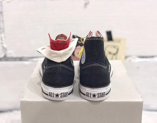 日版匡威converse CUTLINE 解构剪裁个性DIY帆布鞋高帮复古帆布鞋男女同款 硫化工艺，聚氨酯硅蓝PU中底、原楦开发日本限定发售 颜色：黑色 白色 货号：1CL517 鞋码：35--44 商品图3
