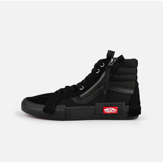 新一代解构Vans Vault Sk8-Hi Cap LX 解构主义高帮帆布板鞋 棋盘格 灰格子 白格子 蓝格子 质感十足的翻毛皮、拉链设计、粗犷的走线，都颇具辨识度  Size：40--44 商品图3