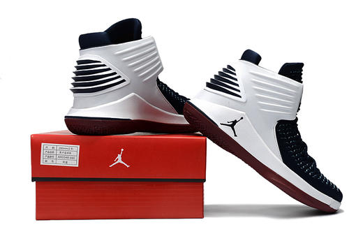 乔丹32代高 灰黑 白深蓝 大红 禁穿 蓝色 中国年 黄蜂总裁 骑士 黑金 商品图11