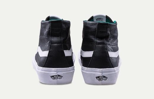 VANS范斯SK8-Hi高帮女鞋黑色皮质耐磨休闲板鞋VN0A3MV1UBO 码数：35 36 36.5 37 38 38.5 39 40 40.5 41 42 42.5 43 44 商品图2