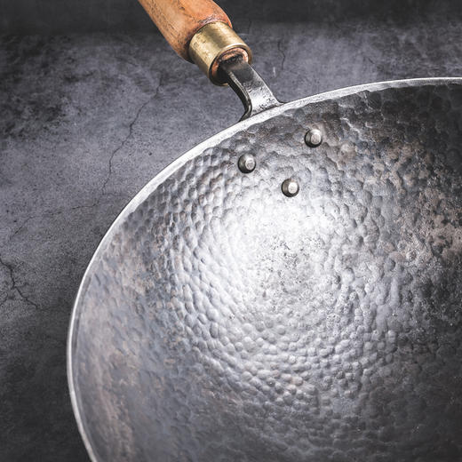 【店庆爆品预售】10楼璞极 匠人手打铁锅32cm 深度9.