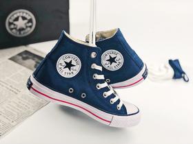 ALL STAR 40TH HI帆布鞋 converse/海军复古蓝/米白TOMORROWLAND纪念40周联名款，原底开模，真标双鞋带 eact鞋垫 透气耐穿 海军复古蓝 鞋码：35--44