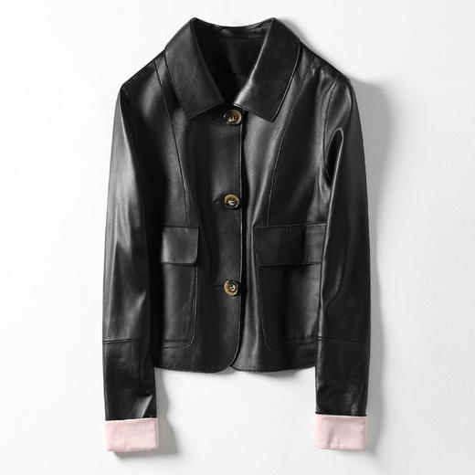 HH HY2300A绵羊皮夹克 休闲短款外套 商品图2