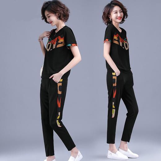 MQ-HQ201夏季新款洋气小个子运动休闲套装 商品图1