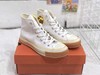 匡威CONVERSE Chuck 70 Pop 高帮复古帆布鞋男女同款 真标 硫化工艺，聚氨酯硅蓝PU中底、原楦开发版型原标原盒制官网爆火 粉色 灰色 白色货号：165719C 鞋码：35--39 商品缩略图8
