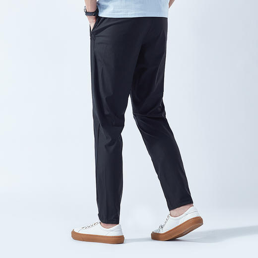 【Q】【新款DSK】冰丝裤大码休闲加肥加大休闲运动裤男士透气高弹直筒长裤超薄款百搭 商品图5