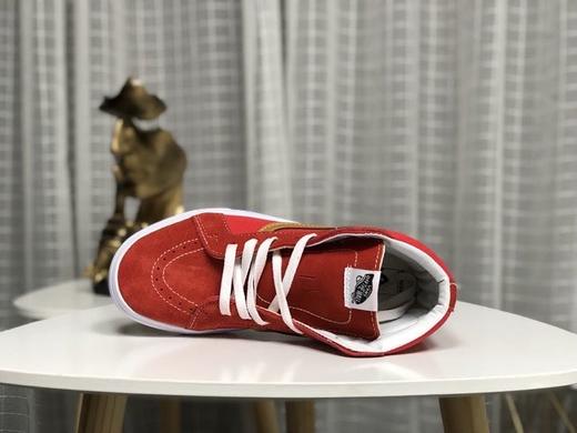 Vans Vault SK8-Hi LX 黑绿薄荷绿配色 玫瑰红 荧光绿 西红柿红 帆布鞋高帮 低帮 系列高帮帆布滑板鞋  Size：35--44 商品图8