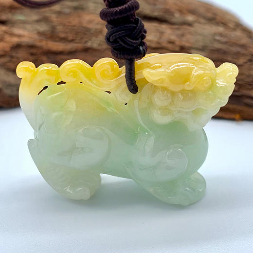 派瑞翡翠 翡翠貔貅 糯种 翡色 商品图1