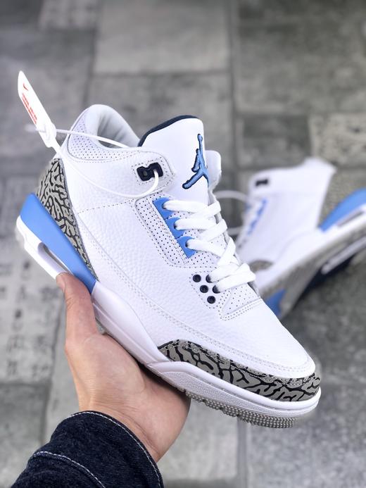 qiao3白蓝爆裂纹北卡蓝 商品图0