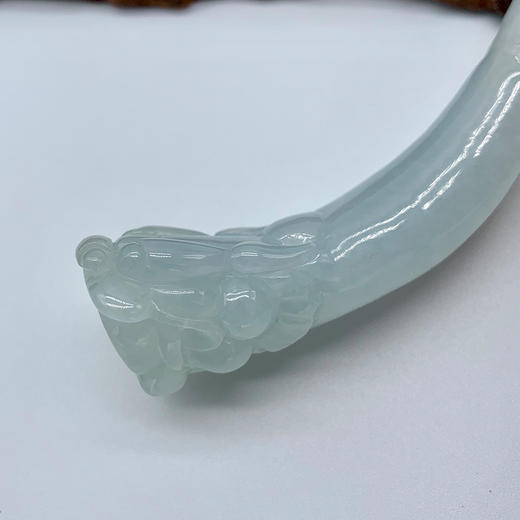派瑞翡翠 翡翠烟嘴 糯种 浅绿色 商品图2
