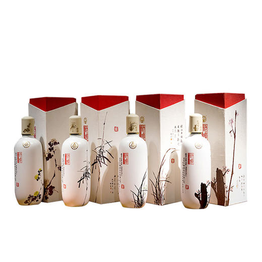 五粮液股份60度梅兰竹菊礼盒浓香型白酒500mL*礼品送礼酒单瓶装【本商城规格1件即为一瓶】 商品图1