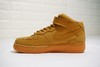 耐克Nike Air Force 1 Mid '07“Flax” 空军一号经典百搭休闲运动板鞋 白皮深蓝漆皮勾全白麦黄白红 商品缩略图2