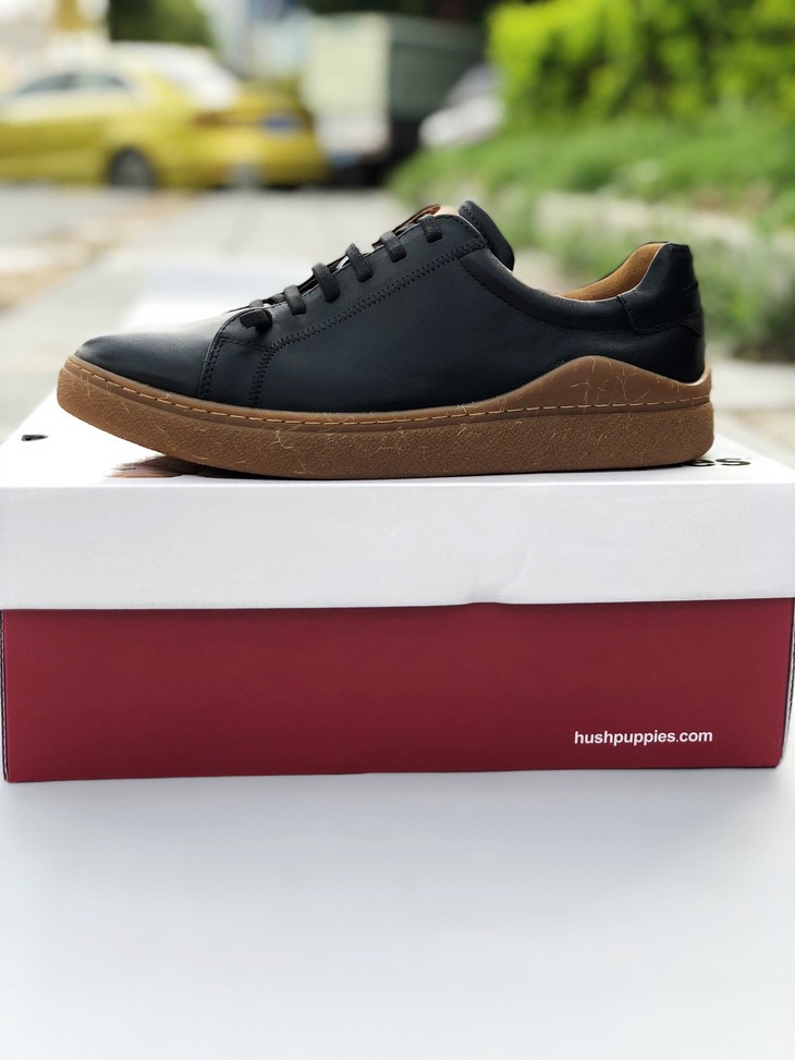 hushpuppies暇步士系带男休闲鞋