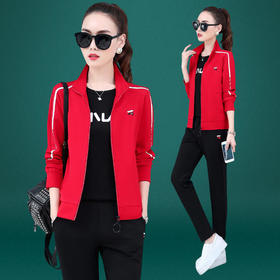 SP-859823春夏新款时尚气质百搭运动套装三件套