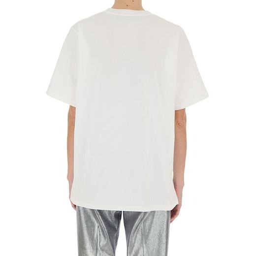 GOLDEN GOOSE 黄金鹅 女士Logo徽标动物图案印花短袖T恤 G36WP026.S1 商品图4