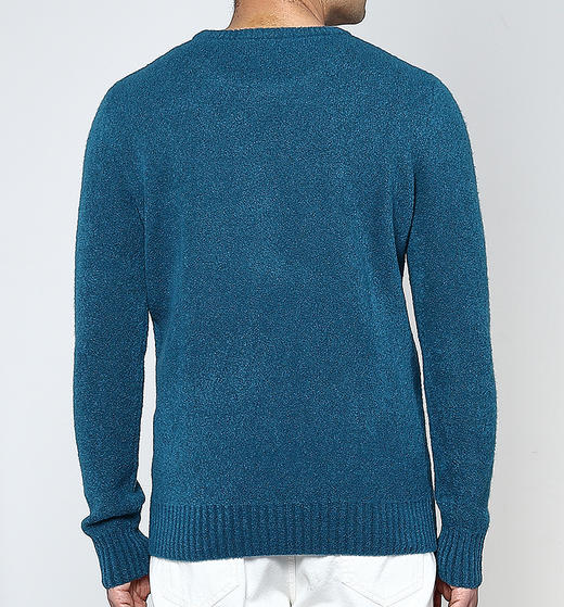 Marco Azzali 湖蓝色圆领套头毛衫 K3720600 商品图2