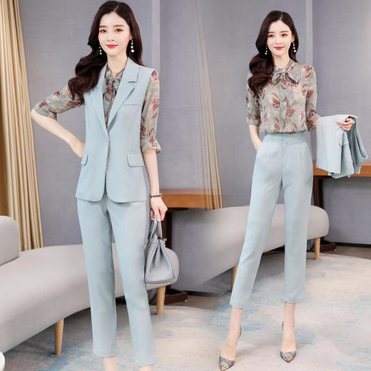 KY-XMYR8017韩版时尚洋气显瘦三件套套装 商品图0