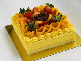 鲜芒果奶酪蛋糕