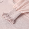 JS-101-2072春款淑女风系带翻领针织衫 商品缩略图3
