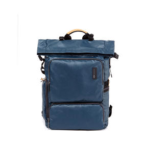 新秀丽休闲潮款男士双肩包 时尚个性翻盖大容量电脑背包GS4*001