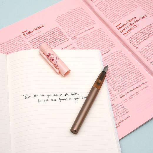 LINEFRIENDS钢笔礼盒 吸墨器墨囊笔帽联名KACO百锋学生开学文具男女书写礼物文创 商品图4