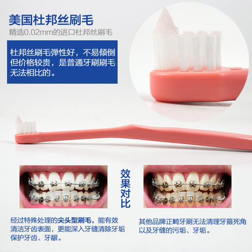 【品牌直发】日本进口Ci小尖头尖顶牙刷儿童成人正畸通用牙刷 商品图2