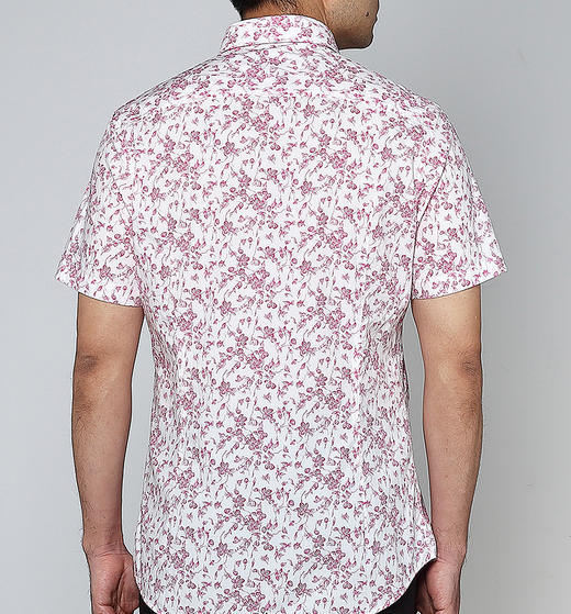 Marco Azzali 白底玫红印花衬衫 C3851900 商品图2