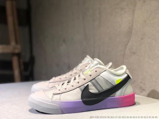 耐克Off-White x Nike Blazer Mid 联名款开拓者网纱拼接经典高帮百搭板鞋 商品图11