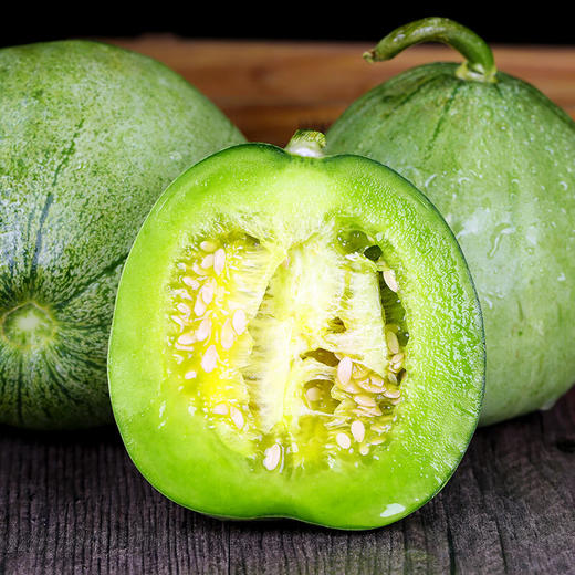 【翡翠之心】头茬绿宝甜瓜 新鲜水果 当季现摘 脆香瓜 绿瓜宝石 甜瓜 蜜瓜 商品图2