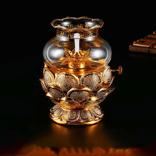佛保平安 清净内心 消除业障 开运改运纯铜油灯佛灯 供灯酥油 灯座