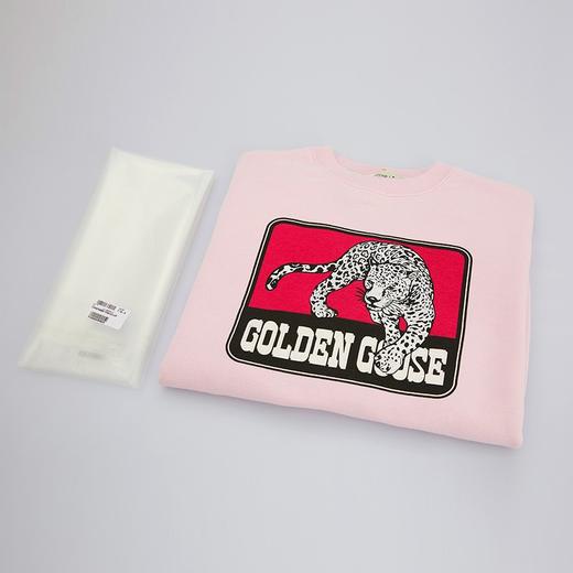 GOLDEN GOOSE 黄金鹅 女士logo徽标动物图案印花圆领卫衣 G36WP029.S4 商品图6