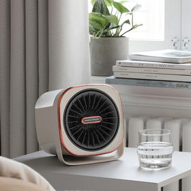 摩飞MR2020亲肤冷暖风机家用电暖气加湿电暖器小太阳取暖器小型 椰奶白