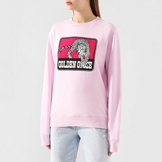 GOLDEN GOOSE 黄金鹅 女士logo徽标动物图案印花圆领卫衣 G36WP029.S4 商品图3