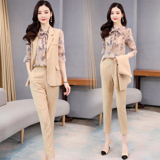 KY-XMYR8017韩版时尚洋气显瘦三件套套装 商品图1