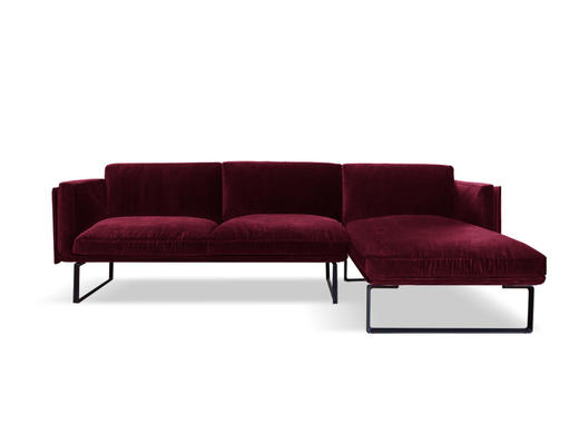 伽罗 JALO 意大利风格模块式转角丝绒沙发 商品图1