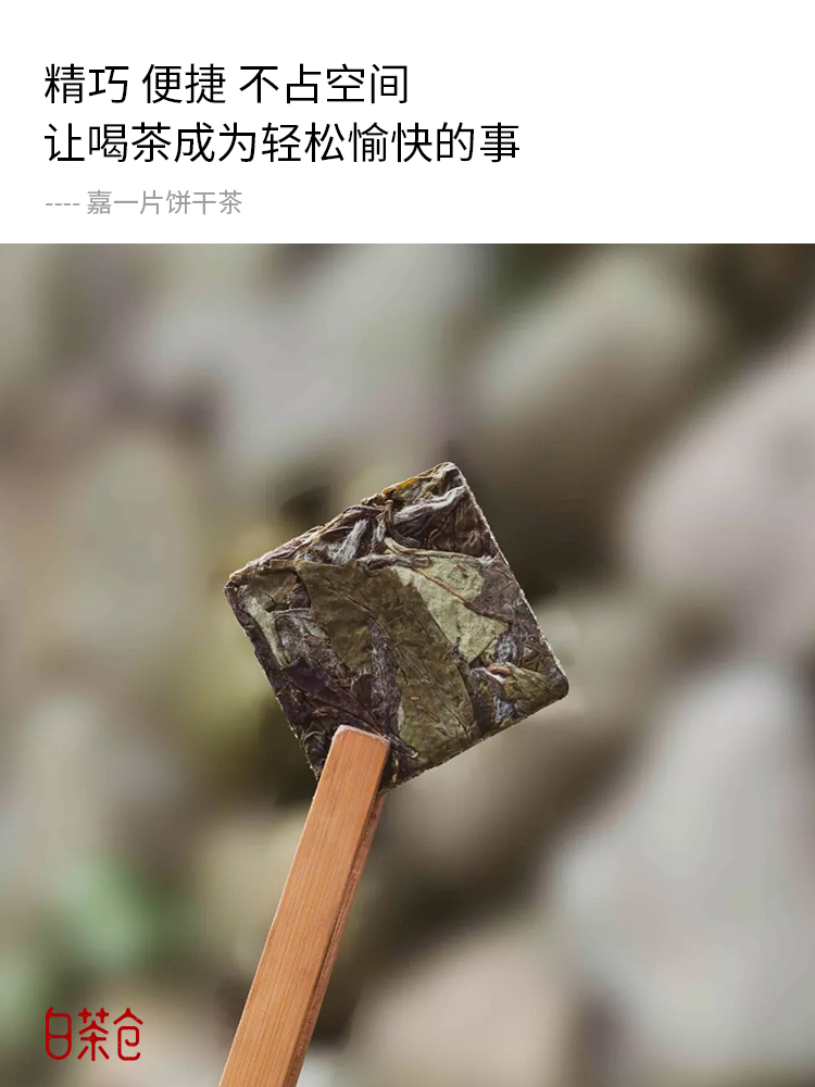 嘉一片 福鼎白茶 松压白牡丹 饼干茶