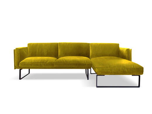 伽罗 JALO 意大利风格模块式转角丝绒沙发 商品图2