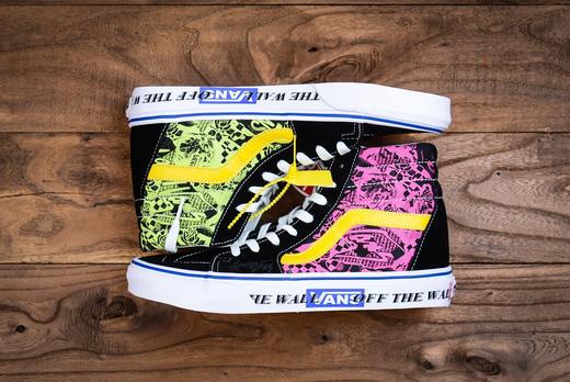 Vans Era 拼接印花刺绣鸳鸯 低帮 高帮 黑粉色 黑白新款 高端支线硫化帆布低帮休闲板鞋 尺码：35 36 36.5 37 38 38.5 39 40 40.5 41 42 42.5 43 44 商品图8