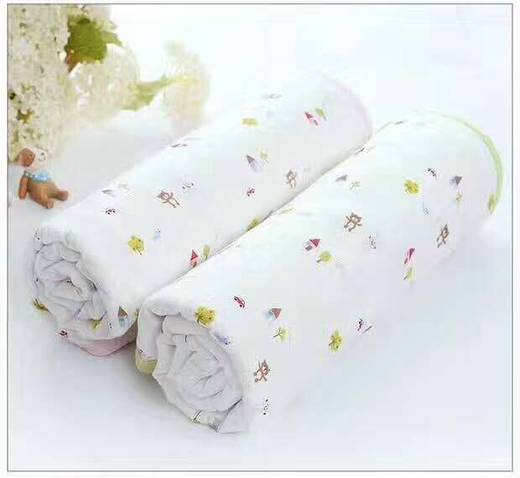 竹纤维双层纱婴幼儿多功能薄款盖被8080 商品图0