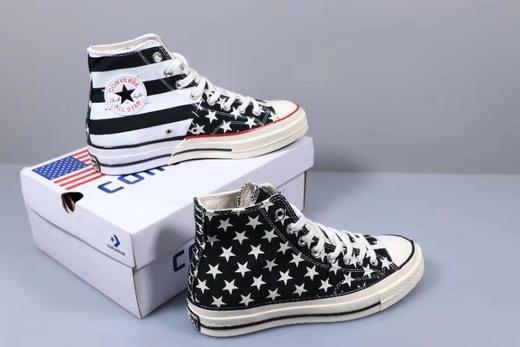 Converse Chuck 70推出星条旗鸳鸯系列，采用了解构性设计 红蓝 黑白 鞋码:35-44 货号:166426C 商品图2