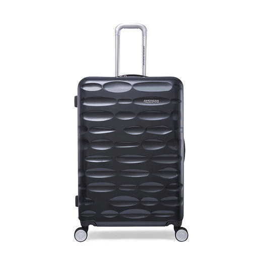 【美旅】时尚多彩色 设计 亮面 大容量 轻便 撞色拉链 嵌入式TSA锁 桃皮绒 干湿分离 多口袋 拉杆箱TF0 商品图4